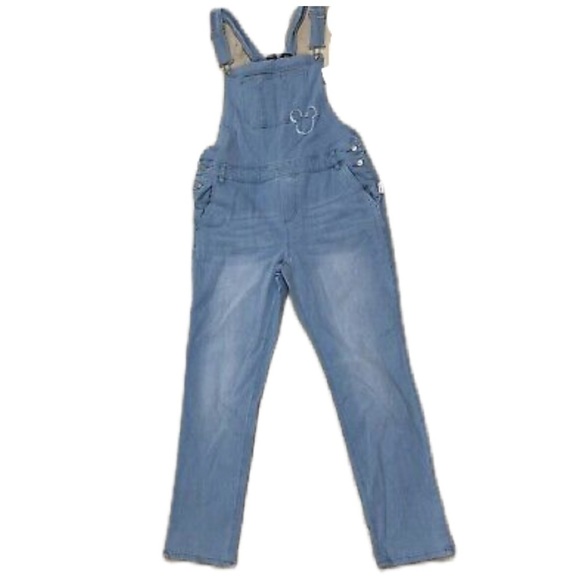 Disney Parks Our Universe Denim Bub Overalls NWT Medium Blue Jean - Picture 2 of 10